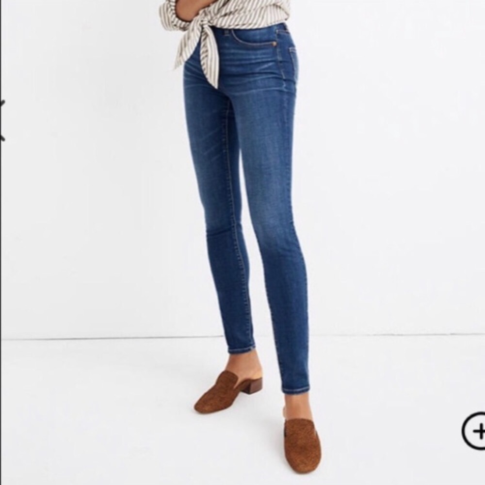 Madewell Curvy skinny jeans in Hayes Wash